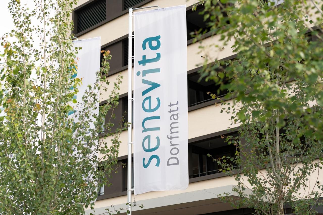 Senevita Dorfmatt Ferienwohnungen Und Apartments Münsingen Exteriér fotografie