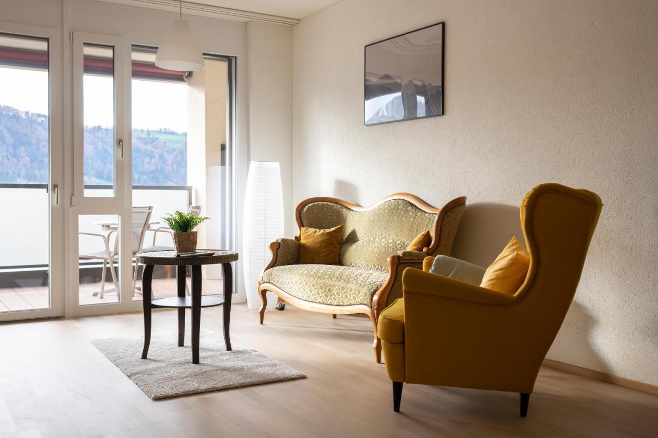 Senevita Dorfmatt Ferienwohnungen Und Apartments Münsingen Exteriér fotografie